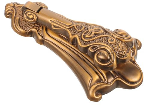 UKCOCO Aldaba De Puerta Principal De Aleación De Zinc Antigua Certificada, Robusta y Ergonómica, Para Puerta Doméstica y Portón, 1 Unidad, Estilo Vintage