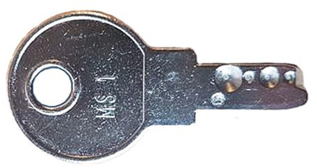 Replacement MS1 Electrical Switch Key | For auto-off and reset-hand switches on Band Saws, Lifts, Alarm Panels & more | Compatible with RMQ Titan Series, CES, Moeller, RAMO, RASP & more