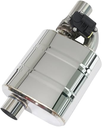 Tubo Scarico Silenziatore Di Scarico Elettronico Con Valvola Solo Silenziatore Di Scarico Catback Per Auto Con Ingresso Singolo Punta Silenziatore(60mm)
