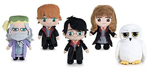 Famosa -760018439 Harry Potter Poupée Peluche 20 cm-4mod, Multicolore (760018439), Couleur/modèle Assorti