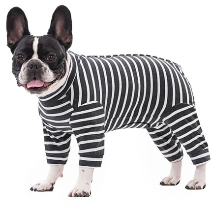 SunshineFace Recovery Suit for Dogs/Cats - Full Coverage Bodysuit, Long Sleeve Surgery Recovery Onesie, Abdominal Wound Clothes
