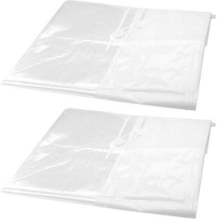 VOSSOT 2 Stycken Vakuumpåsar för Madrasser, 220 x 100 cm, Stor Förvaringspåse, Vattentät Klädpåse för Madrasser och Kläder