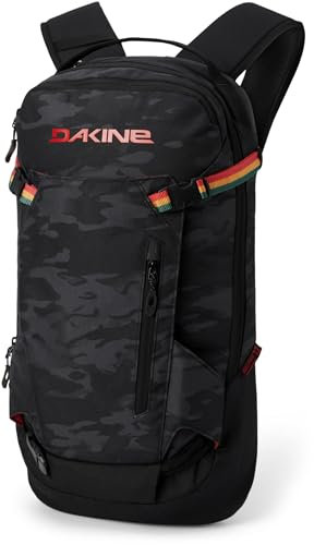 Dakine Herren Heli Pack 12L Rucksack, Schwarz, Vintage-Camouflage, Einheitsgröße, Minimalistisch
