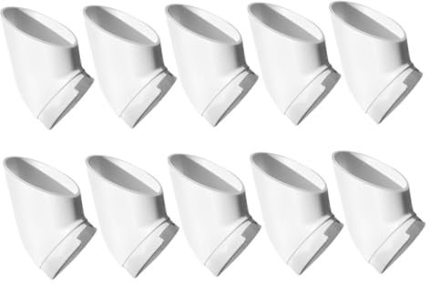 Parliky Tazze da Piantare in Plastica per Coltivazione Fuori Suolo, Set da 10 Pezzi, Design a Colonna Salvaspazio per Balcone, Adatte a Ortaggi e Piante, Facile Utilizzo per Giardinaggio Urbano