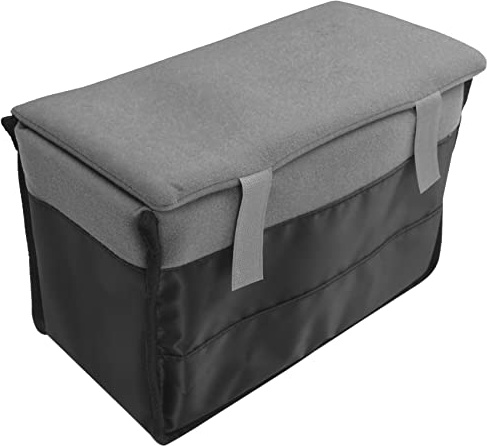 Solimery Protectora Acolchada con Inserto de Bolsa Protectora para CáMara RéFlex Digital, Lente y Accesorios Negro