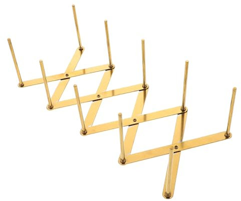 WHAMVOX Pot Lid Rack Dish Plate Drying Rack Stainless Steel Kitchen Organization Compact Design