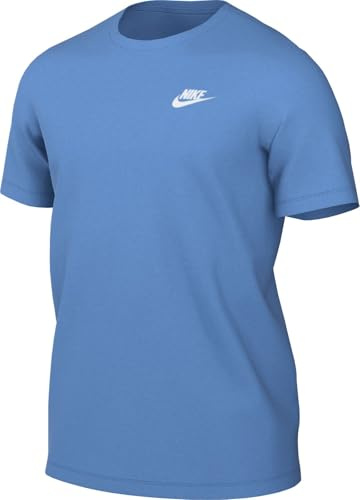 Nike Herren Club T-Shirt, University Blue, XL