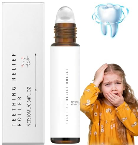 Rouleau de dentition, rouleau de dentition, rouleau de confort de dentition, rouleau d'huile de dentition, dentition naturelle - soins connexes, rouleau de dentition