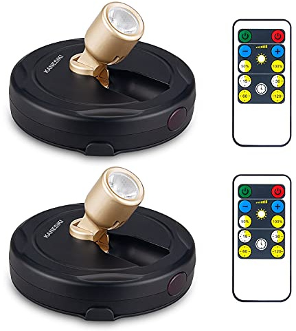 KANESIKI Spotlight Battery Operated, Wireless LED Puck Light