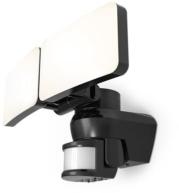 4lite Outdoor Floodlight (Black) 850lm IP65 Rated LED Integrated 10W Flood Light - 4L2/1010-4Yr Guarantee