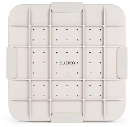 Suziko Aktualisierte 23 cm Große Mikrowellenblumenpresse zum Pressen von Blumen und Blättern und zum Herstellen von gepressten Blumen mit Fotorahmen