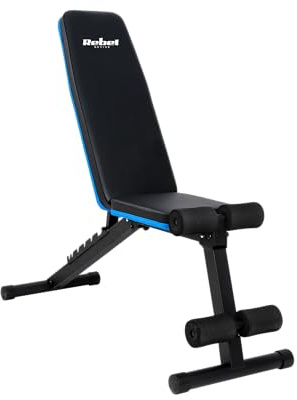 Banco de entrenamiento inclinado ajustable con bloqueo de pierna REBEL ACTIVE RBA-2002