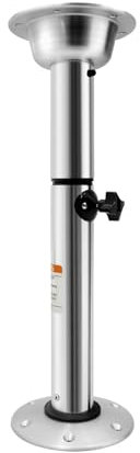 Loohacp Tischgestell Tischbein Aluminium, T Form Design Tischgestell Tischfuß Einstellbar Tischuntergestell Bistrotisch 56,5-72cm Tischgestell, für RV Caravan