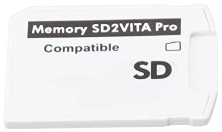 SIXRUN PS Vita Storage Card Adapter Micro Slot Adapter 256GB White 1000 2000 3.60 Compatible PS TV