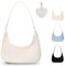 GIDWRIY Kleine Schultertasche Damen Beige, Tasche Aesthetic Y2k Handtasche Teenager Mädchen, Umhängetasche Vintage 90s, Small Shoulder Bag Women, Handbag, Achsel Tasche Frauen, Tasche Tote Bag
