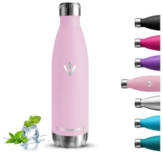 Gourde Isotherme, Gourde 750 ml, Sans BPA, Bouteille Inox, 24h Froid & 12h Chaud, Anti Fuite, Reutilisable, Acier Inoxydable 18/8, Bouteille d'eau pour Bureau, Yoga, Camping, Voyage