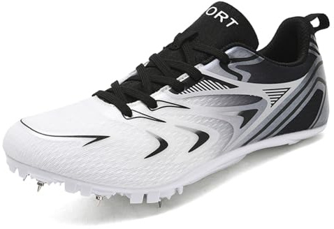 WEJIESS Leichtathletik Spike Schuhe Herren Jugendliche Anti-Rutsch Unisex Leichtathletik Schuhe Atmungsaktive Running Sneakers Sprint Jumping Race Training Schuhe