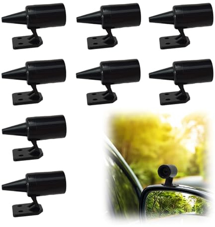 NIRJIK Ahuyentador de Animales para Coche 8pcs, Advertencia Ultrasónica de Ciervos Alimentada por Aire, Evitar Colisiones de Animales, Silbato Ahuyenta Perros para Coches, SUV und Motocicletas