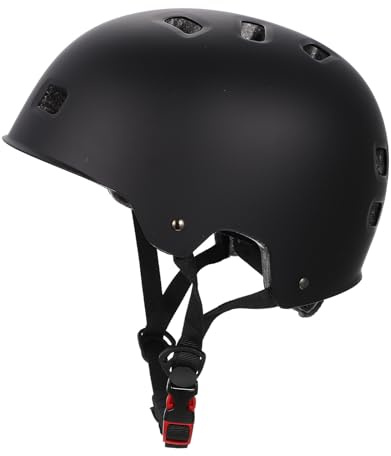 BELLIFFY Breathable Sports Skateboard Helmet for Men and Women High-density Protective Cycling Head Cover with Fit Lightweight Multi-sport Safety Gear for Outdoor Skating and
