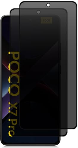 PaceBid Privacy Pellicola Protettiva per Xiaomi Poco X7 Pro 5G, [2 Pezzi] [9H Durezza] Senza Bolle Protettiva Anti Spy Vetro Temperato Schermo Privacy Pellicola per Xiaomi Poco X7 Pro 5G