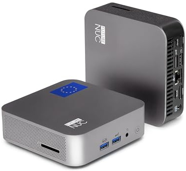 FutureNUC AMD Ryzen® R7-8845HS Mini PC • 8 Kerne, bis zu 5,1GHz • 32GB DDR5 RAM, 1TB SSD • USB4, WiFi 7, HDMI 2.1, BT 5.3 • Windows 11 Pro • Slim Mini Desktop PC für Home & Business