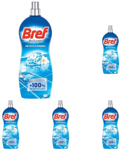 Bref Brillante Pavimenti-1,250 l (Confezione da 5)