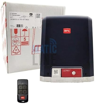 BFT DEIMOS ULTRA BT B400 MOTORE OPERATORE 24V PER CANCELLO SCORREVOLE PESO 400 Kg CON TELECOMANDO 2618198 ML342