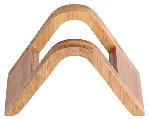 Yosoo Bamboo Coffee Filter Dispenser Holder, Wooden Cone Filter Paper Storage Rack, 100pcs, 1 Count