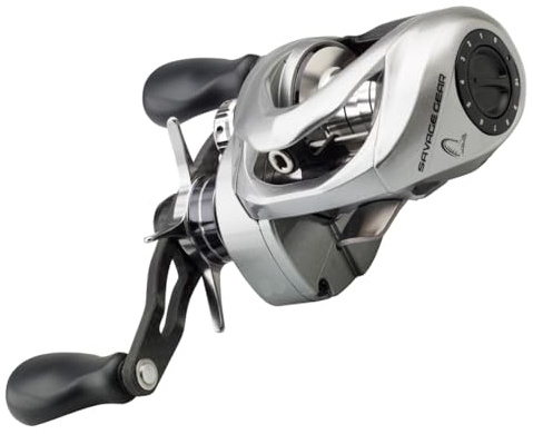 Savage Gear SG10 300 BC 5.6:1 RH - Rechtshand Rolle zum Kunstköderangeln, Baitcast Angelrolle zum Spinnangeln