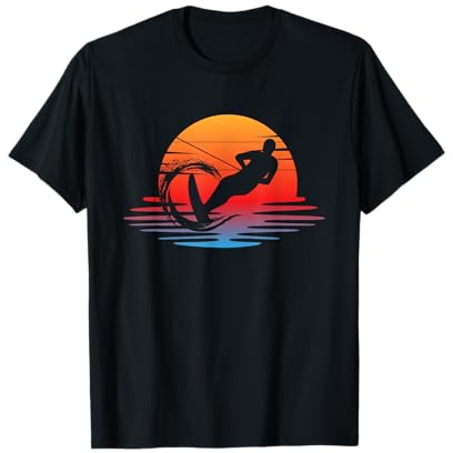 Retro Water Skier | Water Sports Ski | Water Skiing T-Shirt