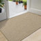 DEXI Fußmatte Innen 92 x 142 cm, rutschfest Schmutzfangmatte, waschbar Fussmatte, Dünne Eingangstürmatte, Strapazierfähige Türmatte für Innenbereich, Beige