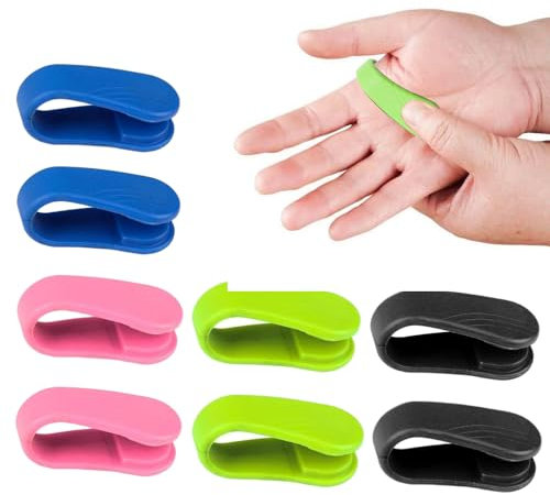 Akupressur-Clip,8 Stück Akupressur Klammer Massage Acupressure Clip Tragbarer Daumenform-Akupressur-Handclip zur Schmerzlinderung, Angst, Stress und Kopfschmerzen