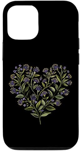 iPhone 12/12 Pro Anise Hyssop Flower Girl Heart For Valentine's Day Plant Mom Case