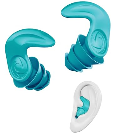 Tappi orecchie dormire, isolano russare & rumori, tappi per orecchie antirumore aderenti anche dormendo su un lato, nuotando & correndo, ideali per viaggi, lavoro & sport verde