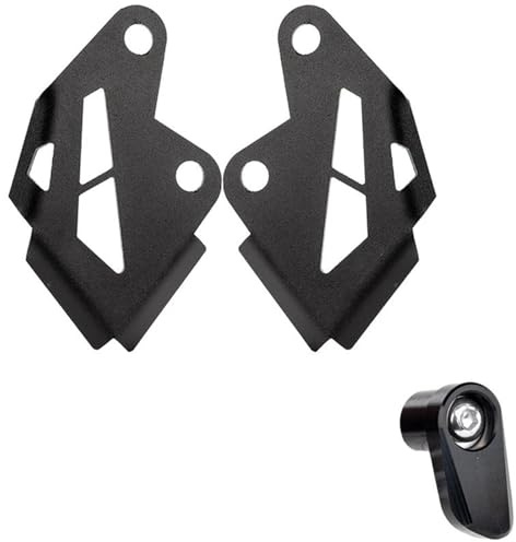 Engine Cover Fit For Kawasaki Z900 Z900RS Z900SE 2017-2024 Motorcycle Front Wheel Disc Brake Caliper Cover Protection Guard Brake Dust Shield(1 Set-Black)