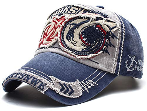 Tioamy Baseball Kappe Basecap Unisex einstellbare Retro Baseball Hut Freizeit Cap modischste Cotton Cap Schreiben Outdoor Hut für Männer und Frauen