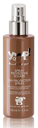 YUUP! - Spray protezione solare per cani e gatti, crema solare spray cane e gatto, sunscreen spf, 150 ml
