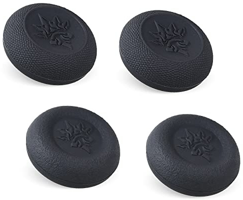 9CDeer Performance Joystick Analog Stick Daumengriffe 4er Set Standard Kompatibel mit PS5, PS4, Xbox Series X/S Xbox One, Switch Pro Controller Schwarz