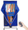 Asciugatrice elettrica portatile a 2 ripiani asciugatrice ventilata armadio riscaldato con timer e ruote da 1200 a 1500 W, carico 30 kg, adatto per famiglia, appartamento