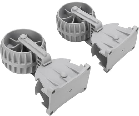Tbest Ruedas Inflables para Lanzamiento de Botes, Resistentes, Ajustables, con Bloqueo, Abatibles, Ruedas de Remolque para Botes Pequeños, Kayaks, Canoas en la Playa, Acera, Remolque,