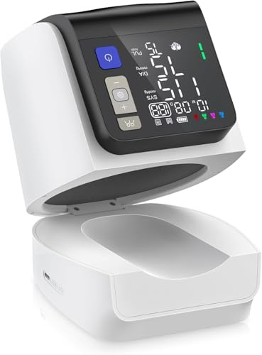 Nature Therapy Upper Arm Blood Pressure Monitor – Automatic Digital BP Machine with Large LED Display, 4 Users & 199 Memory Each, 22–40cm Adjustable Cuff, Pulse & Irregular Heartbeat Detection