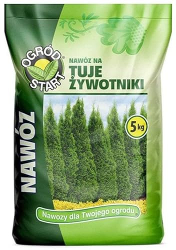 Concime per tuje e cipressi 5kg - conifere siepi alberi e arbusti sempreverdi