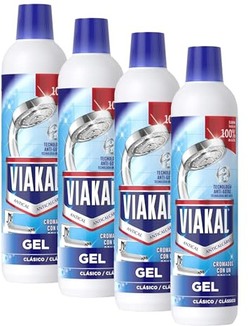 VIAKAL Clásico Antical Líquido 750 Ml (Paquete de 4)