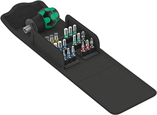 Wera '05057471001 Kraftform Kompakt 1 Stubby Schraubendreher-Satz, 19-teilig