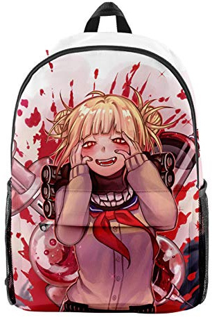 My Hero Academia Backpack School Bag No Hero Academia Izuku Midoriya Deku Todoroki Shoto Oxford Student Daypack Casual Outdoor Bag Computer Bag for School Office Travel,Gift for Anime Fans