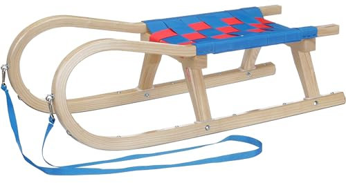 Kathrein Damen, Herren Schlitten Familienrodel Einsitzer blau-rot Einheitsgröße
