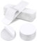 funvce Klettband Selbstklebend Industrie Klettverschluss Selbstklebend Weiß Klebepads Doppelseitig für Wände,Boden,Gläser, Plastik,Rund/Rechteck