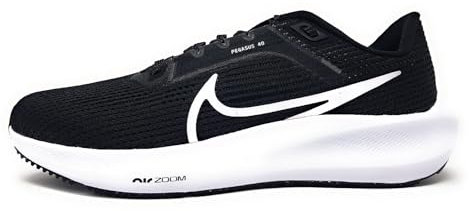 NIKE Women's Air Zoom Running Shoe, Black White Anthracite, 7.5 UK