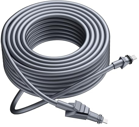 Socobeta Platt Högpresterande Routerkabel med Premiumgummi och Koppar IP68 Vattentät för Olika Applikationer (8m (26FT))