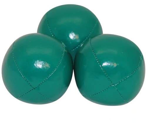 Higgins Brothers Juggling Balls Professional Style Set of 3 - How to Juggle Kit with Bean Bags for Juggling for Beginners with Vibrant Colors, Great Feel, Ultra Durable (Green)